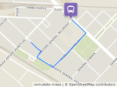 Mapa da parada
