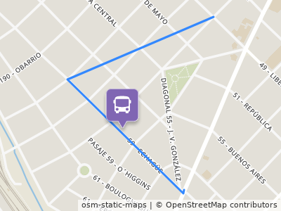 Mapa da parada