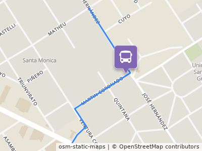 Mapa da parada