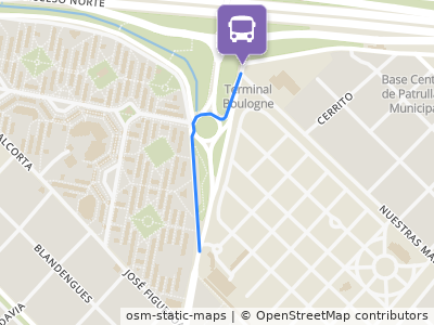 Mapa da parada