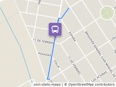 Mapa da parada