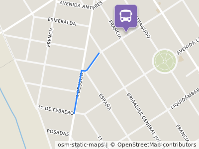 Mapa da parada