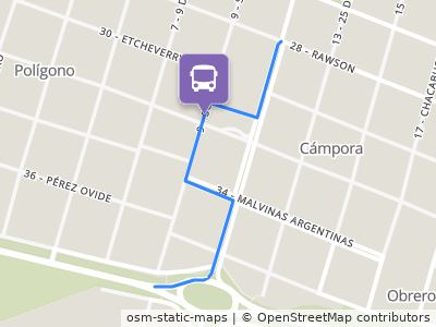 Mapa da parada
