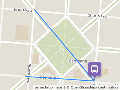 Mapa da parada
