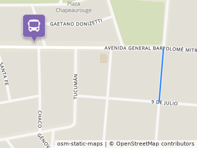 Mapa da parada