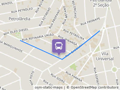 Mapa da parada