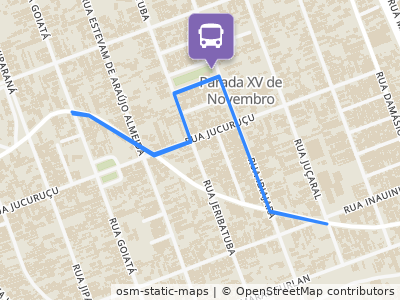 Mapa da parada