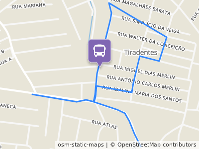 Mapa da parada
