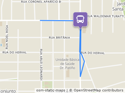 Mapa da parada