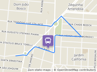 Mapa da parada