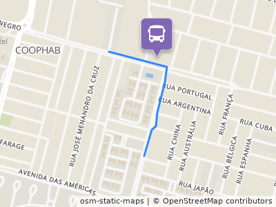 Mapa da parada