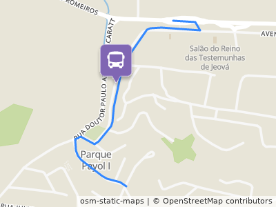 Mapa da parada