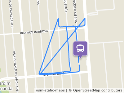 Mapa da parada