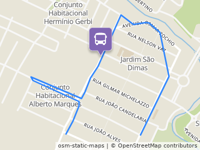 Mapa da parada