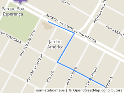 Mapa da parada