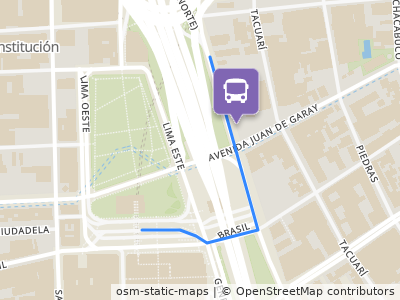 Mapa da parada