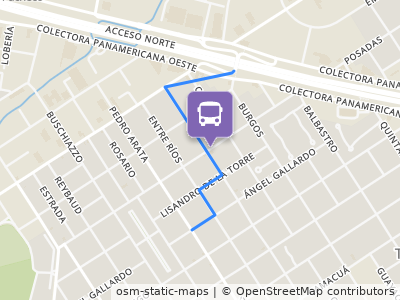 Mapa da parada