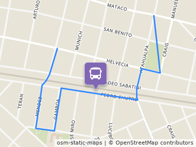Mapa da parada