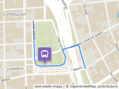 Mapa da parada