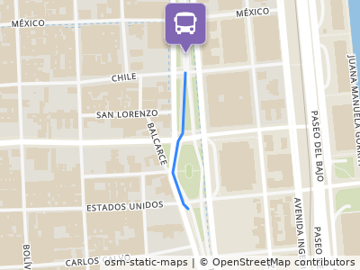 Mapa da parada