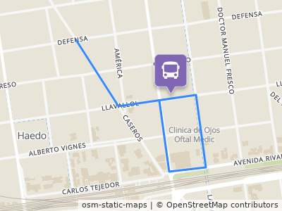 Mapa da parada