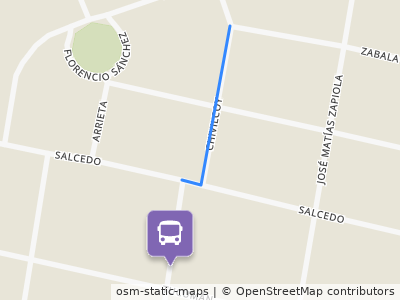Mapa da parada