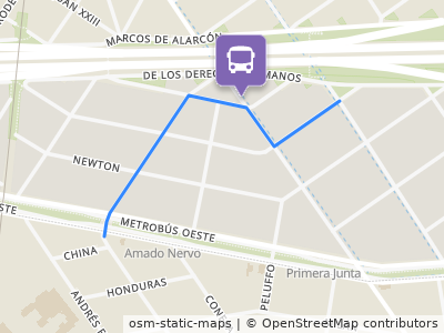 Mapa da parada