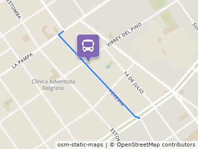 Mapa da parada