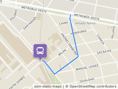 Mapa da parada
