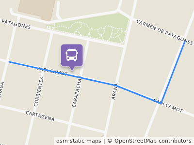 Mapa da parada