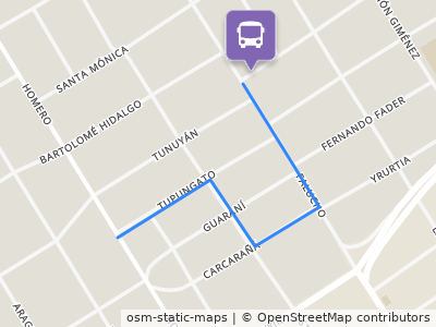Mapa da parada