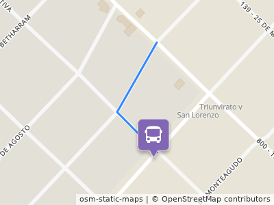 Mapa da parada