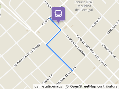 Mapa da parada