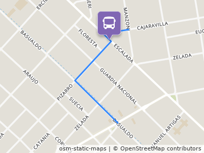 Mapa da parada