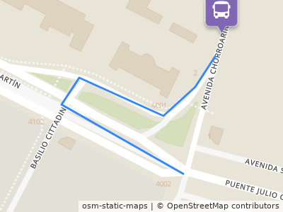 Mapa da parada