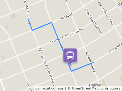 Mapa da parada