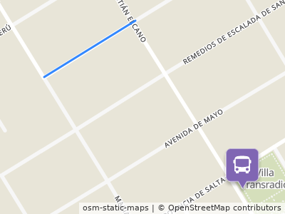 Mapa da parada