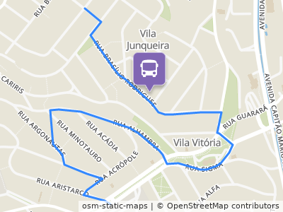 Mapa da parada