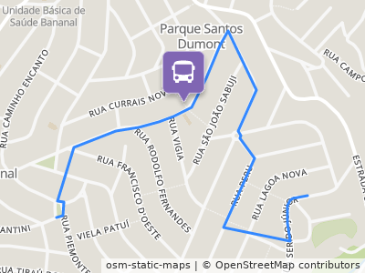 Mapa da parada