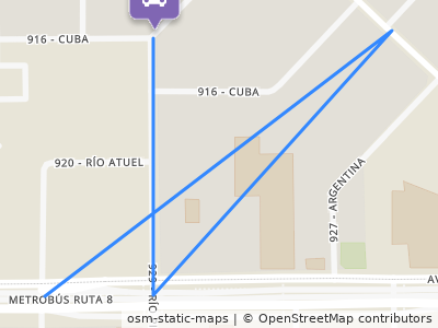 Mapa da parada