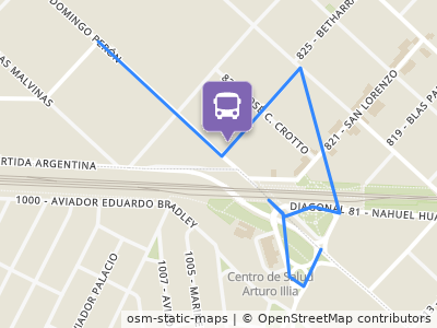 Mapa da parada
