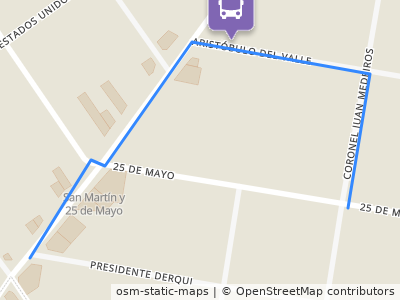 Mapa da parada