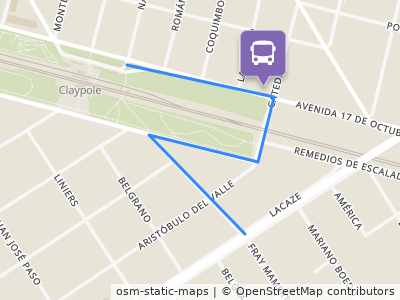 Mapa da parada