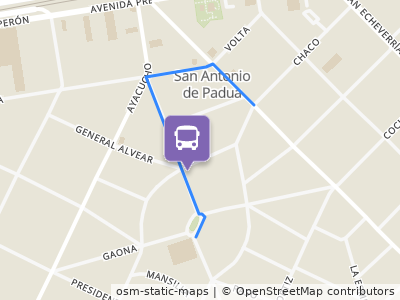 Mapa da parada