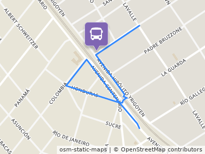 Mapa da parada