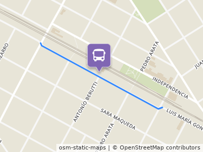 Mapa da parada