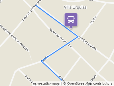Mapa da parada