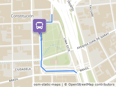 Mapa da parada