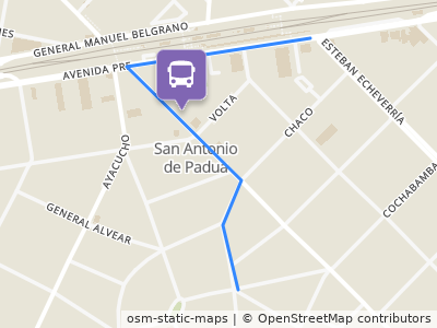 Mapa da parada