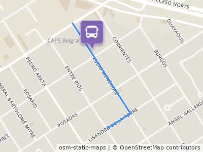 Mapa da parada